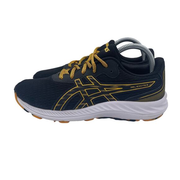 Asics Gel Excite 9 Road Running Shoes Active Athletic Black Yellow Mens 7 main image 7